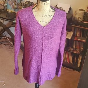 Sonoma magenta tunic sweater size Small